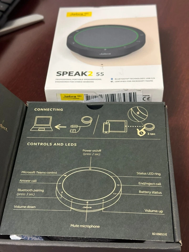 Jabra Speak2 55 MS Teams Dark Grey Portable Speaker 2755-109 - Image 2 of 4