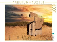 Calvendo Puzzle Beach Chair On Amrum | 1000 Pieces, Finished Size 25.2 × 18.9 In