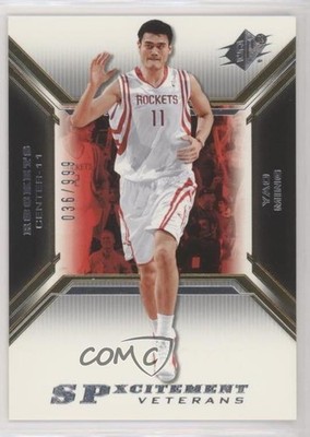 2005-06 SPx Spxcitement Veterans 36/999 Yao Ming #XCV13 HOF 09xy