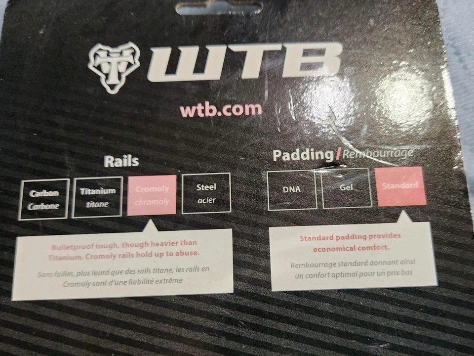 WTB Volt Black Bike Saddle with Comfort Padding  Racing 142mm width BOOMAOP0SU - Image 4 of 4