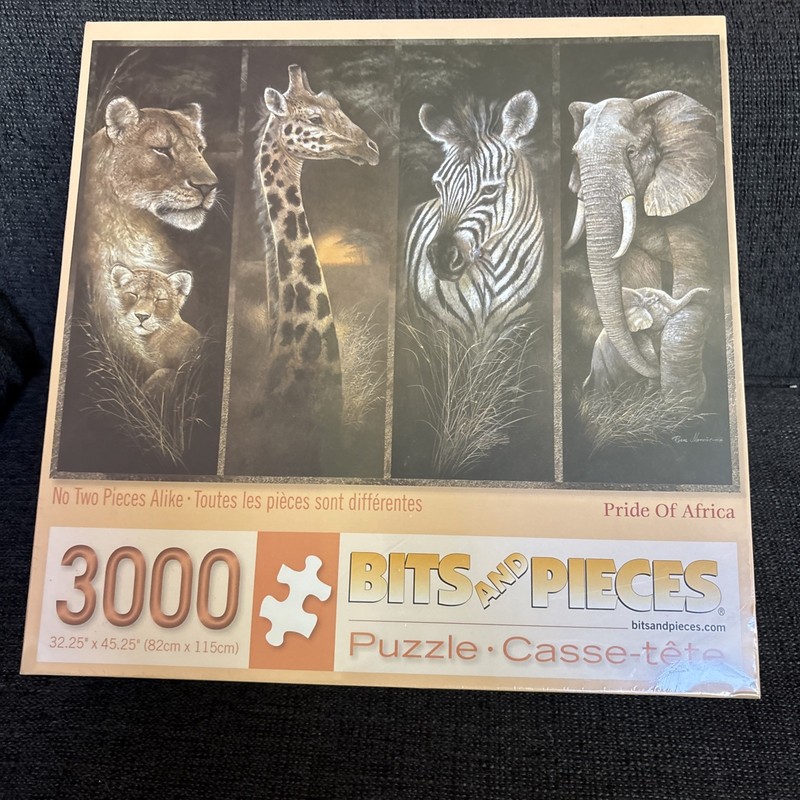 Bits and Pieces Puzzle Pride of Africa 3000 Pieces Sealed