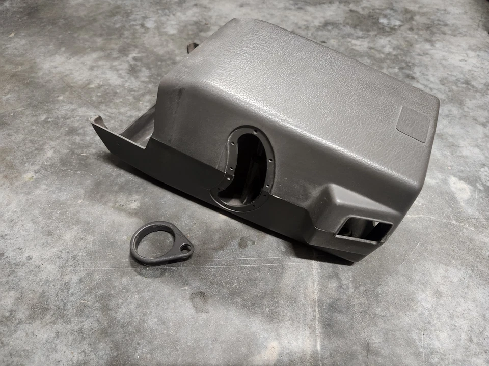 Cubierta de columna de dirección marrón OEM 1986-1993 Nissan Pathfinder camioneta de carrocería dura D21 Foto 3 de 4