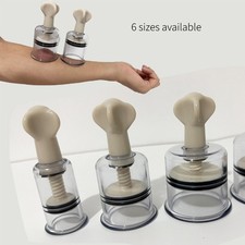 Female Manual Vacuum Nipple Pump Breast Stimulation Enlarger Suction for Woman