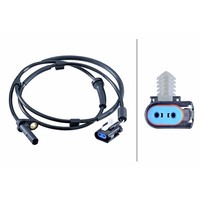 Sensor Raddrehzahl 2-Polig Hallsensor 1.150 Mm Kabel Hella FüR U.A. Ford Transit