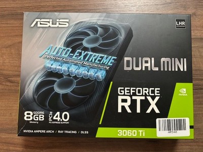 Asus GeForce RTX 3060 Ti 8GB DDR6 Dual Mini Nichtraucher-PC, sehr guter Zustand!