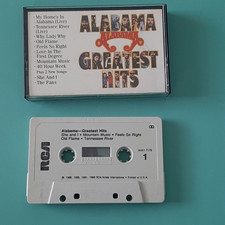 Alabama Greatest Hits Cassette Tape 1986 RCA Feels So Right Love In First Degree