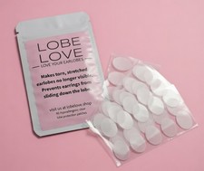 Lobe Love - Clear Ear Lobe Support Patches, 60 Count