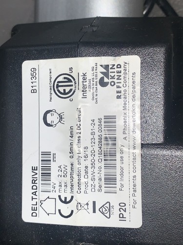 Deltadrive B11359 Attuatore Lineare per Letto Regolabile OKIN Motore Testa Raffinata - Foto 2 di 7