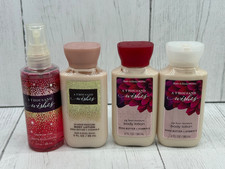 Bath and Body Works Thousand Wishes Travel Lotion Fragrance Mist Spray Lot of 4