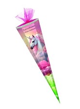 Schultüte mit Gravur / Zuckertüte / 85cm / eckig / "Einhorn"