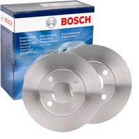 2X Bosch Bremsscheiben 256Mm Voll Vorne Passend FÜR Audi 100 80 90