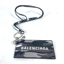 BALENCIAGA 594548 Wallet camouflage Card Holder Fragment Case coin purse