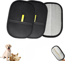 3Pcs Pet Hair Removal Glove, Electrostatic Pet Hair Gloves,Reusable Pet Hair Rem