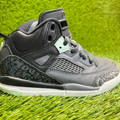 #ad Nike Air Jordan Spizike Boys Size 11C Gray Black Green Athletic Shoes Sneakers $39.99