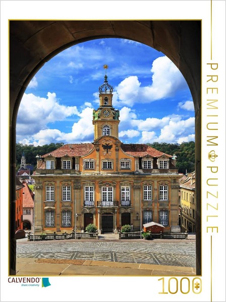 Calvendo Puzzle SchwäBisch Hall City Hall | 1000 Pieces, Finished Size 25.2 × 18-image