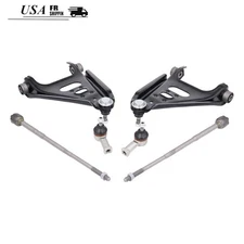 6Pcs Control Arms Tie Rods Ball Joints Kit Fit For 08-13 Smart ForTwo US Stock