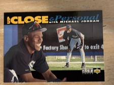 1994 Upper Deck Collector's Choice - Up Close & Personal Michael Jordan #635...
