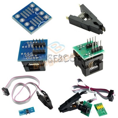 SOIC8 SOP8 Flash Chip IC Test Clips Socket Adpter Programmer Converter 150mil