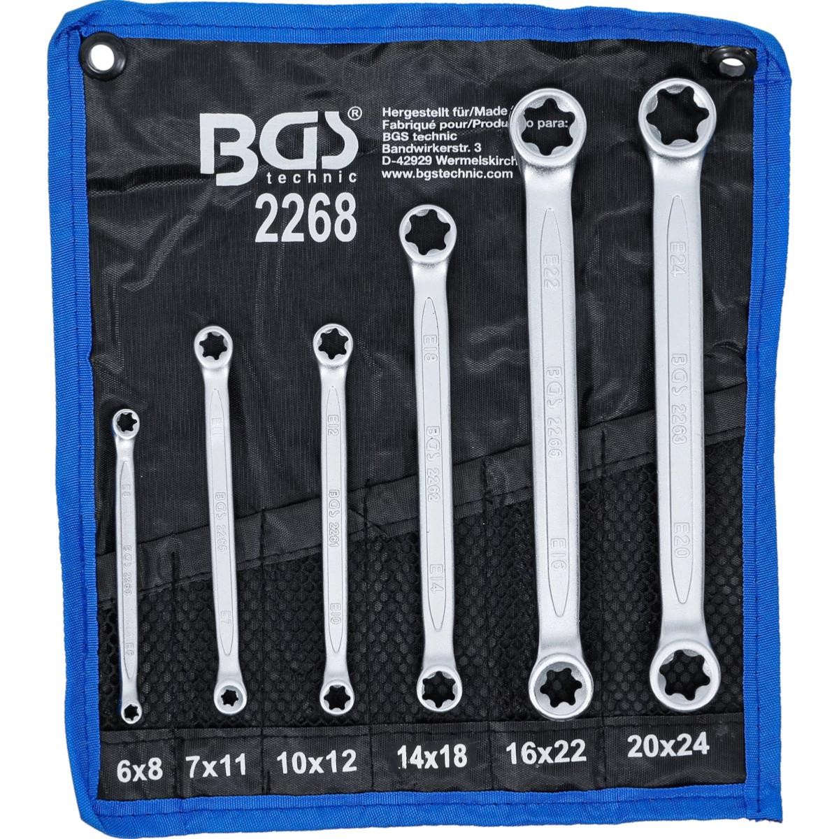 Clés Torx BGS à oeil profil extra fin pour serrage moteur