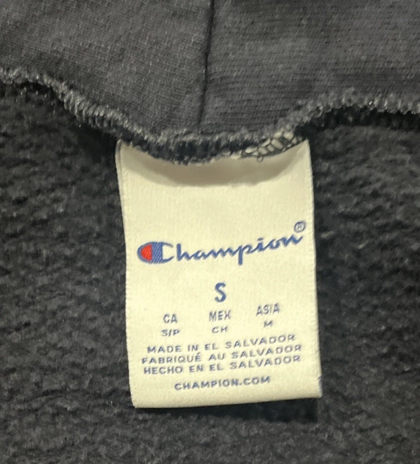 Champion Michigan Wolverines Hockey Sudadera con Capucha Hombre Pequeña Azul Algodón Poliéster  Foto 4 de 4