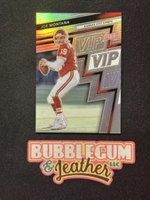 2025 Panini The National VIP Gold Pack Joe Montana Silver Prizm #28