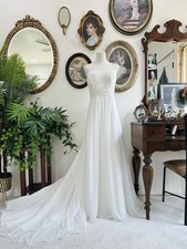 Vintage David’s Bridal Wedding Dress Size 10