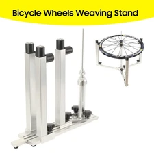Bicycle Wheels Weaving Stand Repair Shelf for Bike Wheel Trimming Repairing US