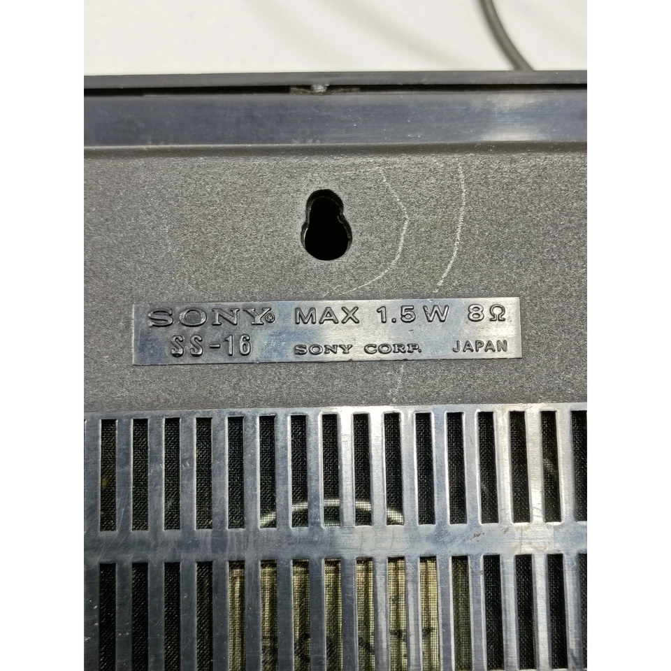 Grabadora de casete estéreo Sony TC-126 - Totalmente funcional - Incluye altavoces SS-16 Foto 4 de 4