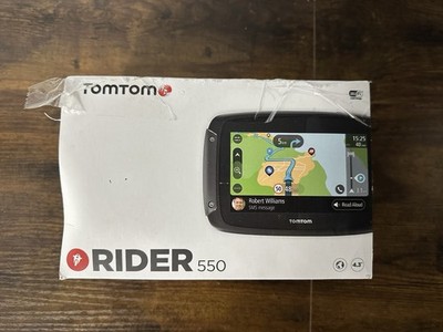 TomTom RIDER 550 inch GPS Navigation Device Black for sale