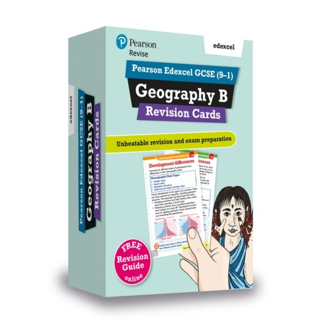 Pearson REVISE Edexcel GCSE Geography B: Revision Cards Incl. online revision -