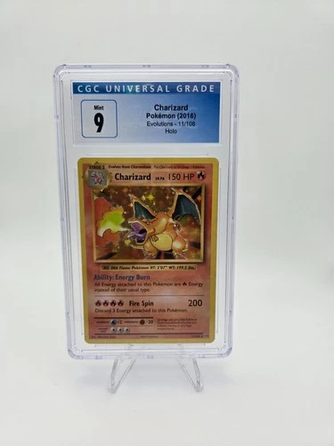 CGC 9 CHARIZARD 11/108 XY EVOLUTIONS HOLO (2016) POKEMON MINT