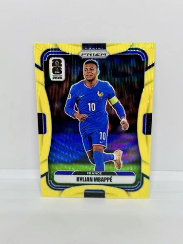 KYLIAN MBAPPE 2026 Panini Prizm FIFA World Cup Yellow Wave /180 France #40