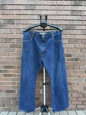 Levi's 517 Bootcut Denim Blue Jeans Mens Size 42 X 30 Dark Levi Strauss EUC