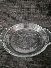 Fire King N1075 Commemorative 50th Anniversary Pie Plate 1992 Made in USA 9" dia