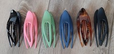 6 Hair Clips, Large, Easy to open, various colors
