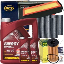 SERVICEKIT+MANNOL 5W30 �L passend f�r BMW 5er F10 530 535d 7er F01 730 740d 6er