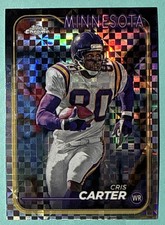2024 Topps Chrome Cris Carter #119 XFractor - Excellent Condition