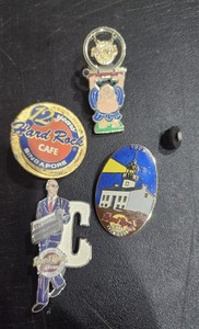 Hard Rock Cafe Lot Of 4 Enamel pins lot #9