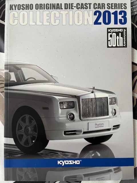 Catalogue / Brochure KYOSHO ORIGINAL DIE CAST CAR SERIES de 2013 *