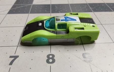 Aurora HO Slot Car Xcelerator Chaparral Lime Green Black #4