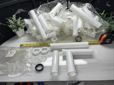 10 KITS! BULK LOT- 1-1/2" Adjustable Garbage Disposal Plumbing Kit White 68114