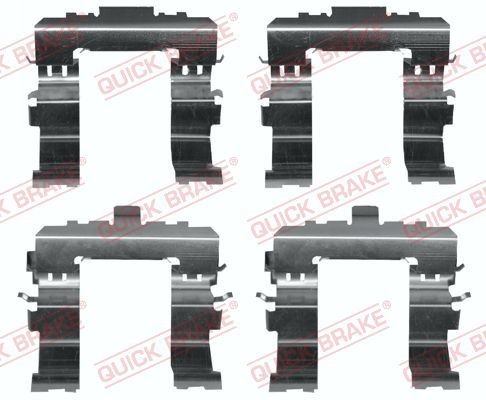 ZubehöRsatz, Scheibenbremsbelag Vorne Quick Brake 109-0020 FüR Ford-image