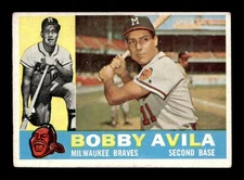 1960 Topps #90 Bobby Avila Braves VG-EX *3q