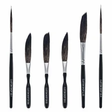 Pinstripe Brush Master Set Sword #0 #00 #000 Scroll #1 #2 Long Liner #00