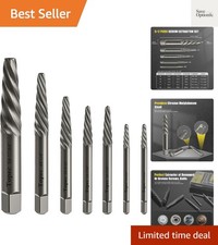 Damaged Screw Extractor Set 7 Piece Easy Out Bolt Extractor For Easily Remov...