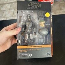 Star Wars Black Series Din Djarin Mandalorian & The Child Grogu Hasbro F0874