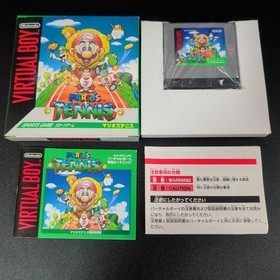 Nintendo Virtual Boy 6 Game Lot Teleroboxer Mario Tennis Boxed Manual Japan Pack