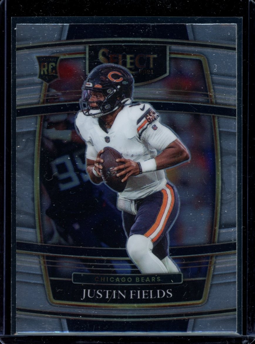 2021 Panini Select #50 Justin Fields Chicago Bears Rookie