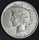 1922 Peace Silver Dollar, AU