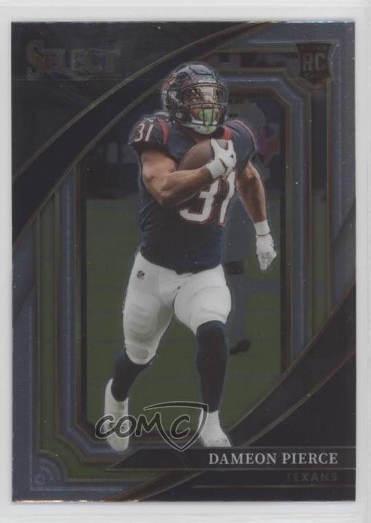 2022 Panini Select Suite Level Dameon Pierce #345 5y7